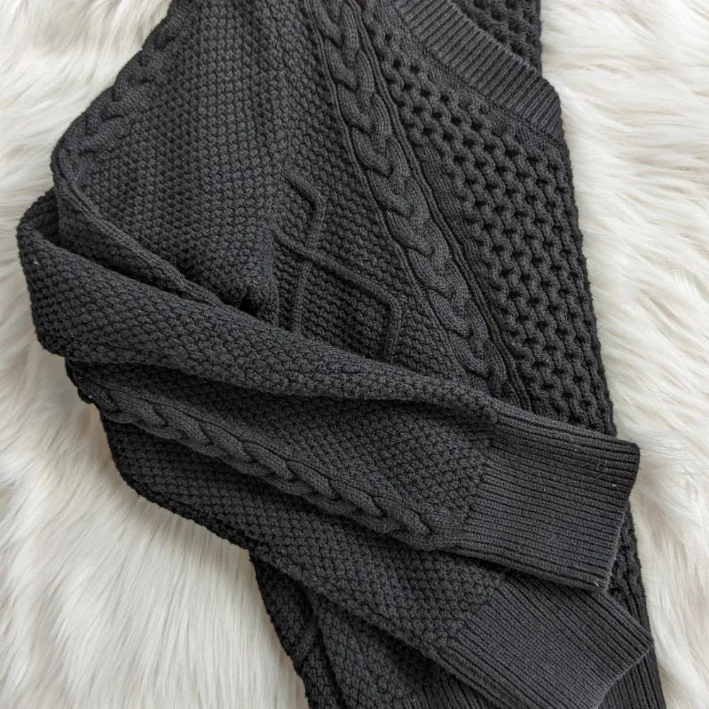 BANANA REPUBLIC Sweater BLACK Size M - Picture 4 of 4